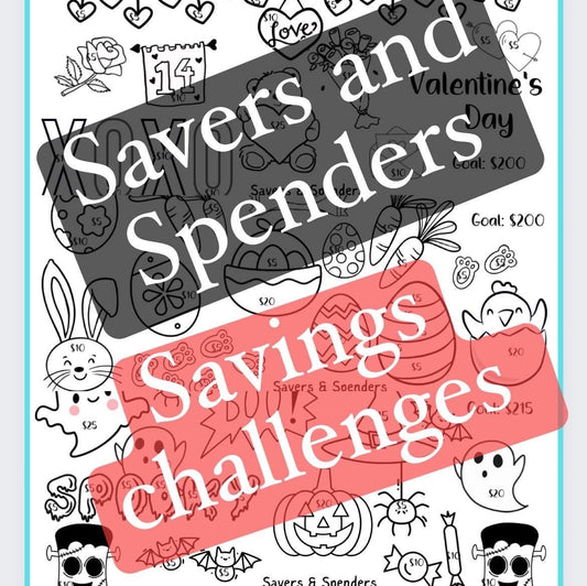 Monthly subscription- Themed Savings Challenge